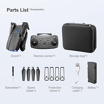 1:DRON DOBLE CAMARA ULTRA HD DUAL PRO MAX